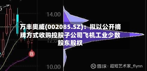 万丰奥威(002085.SZ)：拟以公开摘牌方式收购控股子公司飞机工业少数股东股权