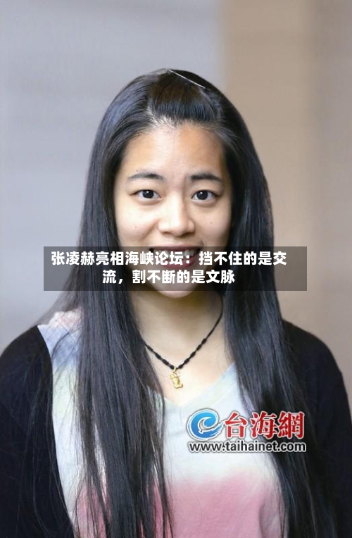 张凌赫亮相海峡论坛：挡不住的是交流，割不断的是文脉-第2张图片