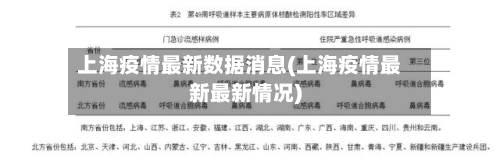 上海疫情最新数据消息(上海疫情最新最新情况)-第2张图片