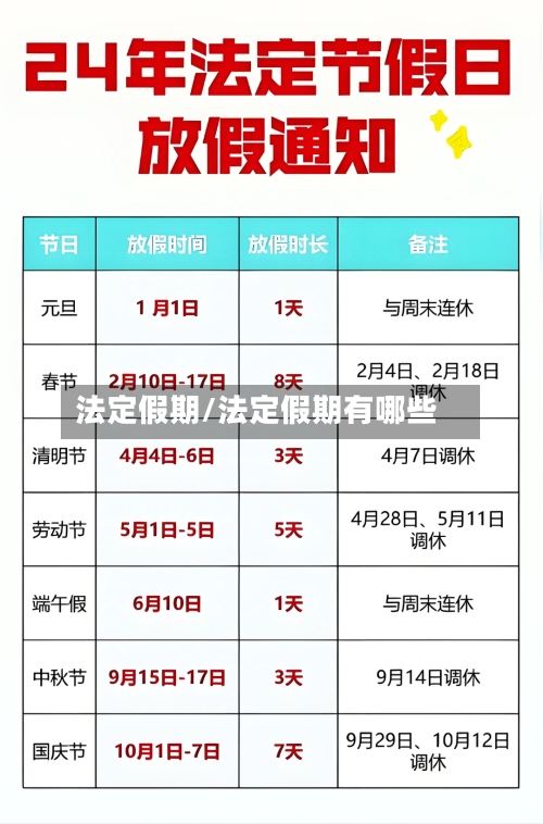 法定假期/法定假期有哪些