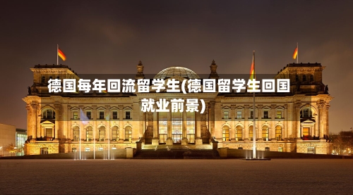 德国每年回流留学生(德国留学生回国就业前景)-第3张图片