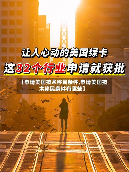 【申请美国技术移民条件,申请美国技术移民条件有哪些】-第2张图片