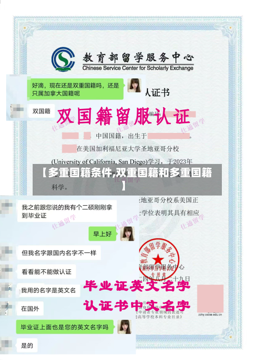 【多重国籍条件,双重国籍和多重国籍】