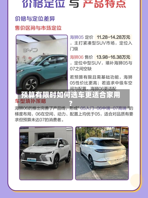 预算有限时如何选车更适合家用?