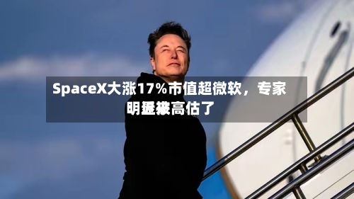 SpaceX大涨17%市值超微软，专家：近来明显被高估了-第2张图片