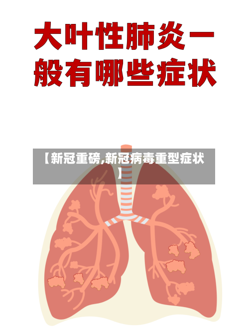 【新冠重磅,新冠病毒重型症状】
