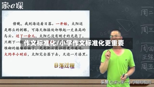 作文标准化/小学作文标准化更重要-第2张图片