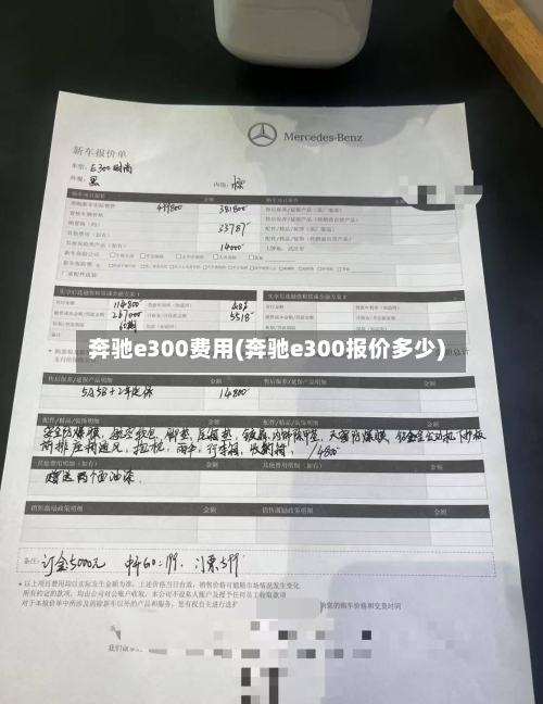 奔驰e300费用(奔驰e300报价多少)-第2张图片