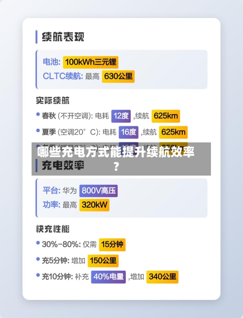 哪些充电方式能提升续航效率？-第2张图片
