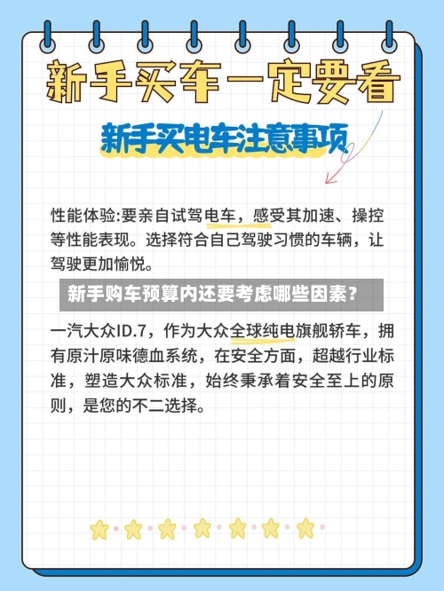 新手购车预算内还要考虑哪些因素？-第2张图片
