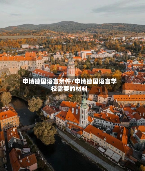 申请德国语言条件/申请德国语言学校需要的材料-第2张图片
