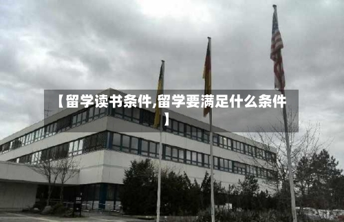 【留学读书条件,留学要满足什么条件】-第3张图片