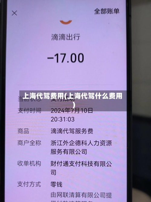 上海代驾费用(上海代驾什么费用)-第2张图片