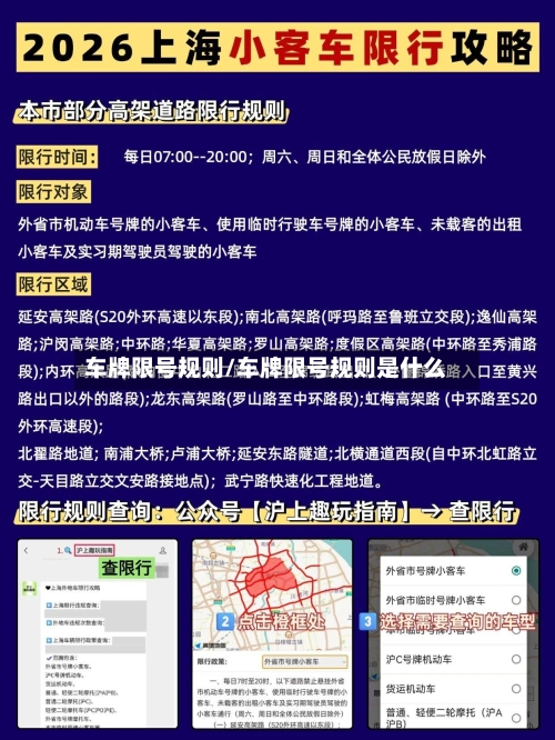 车牌限号规则/车牌限号规则是什么-第2张图片