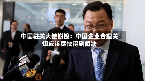 中国驻美大使谢锋：中国企业合理关切应该尽快得到解决-第2张图片
