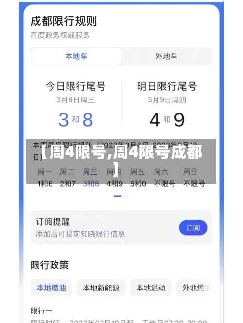 【周4限号,周4限号成都】-第2张图片