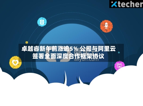 卓越睿新午前涨逾5% 公司与阿里云签署全面深度合作框架协议-第1张图片