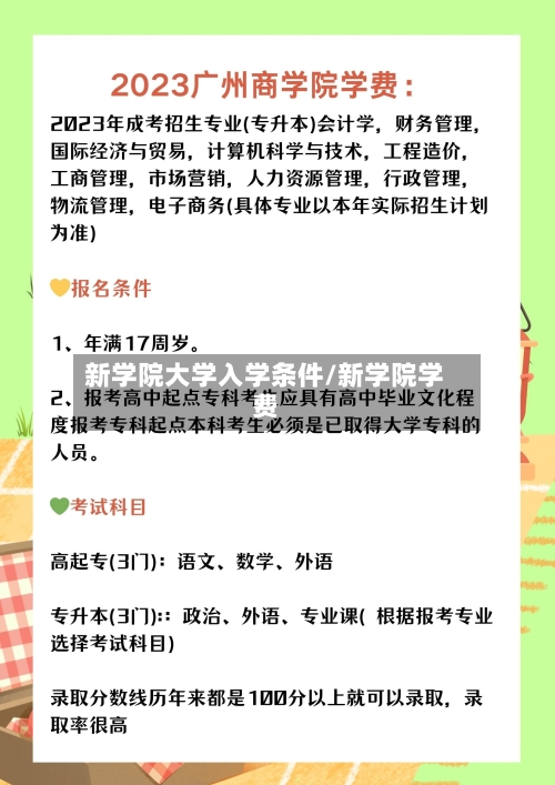 新学院大学入学条件/新学院学费